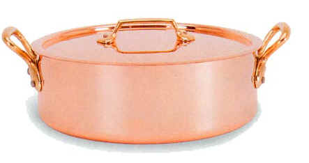 French Copper Rondeau Pot