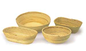 Bread dough proofing baskets