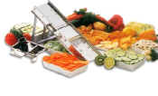 MANDOLINE VEGETABLE SLICERS FROM BENRINER, BRON AND OTHERS