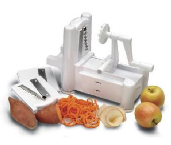 Spiral vegetable slicer