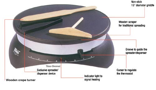 Tibos Crepes Maker